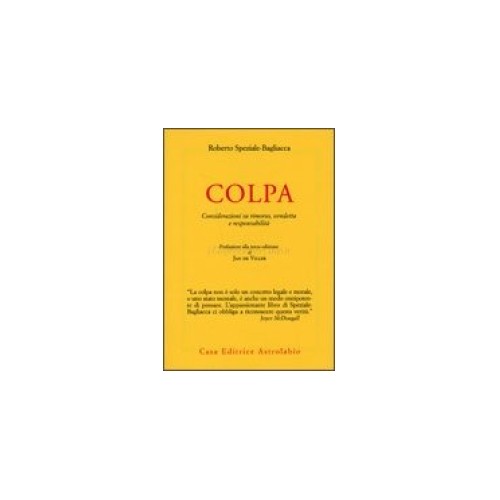 Libro colpa considerazioni - colpa, su