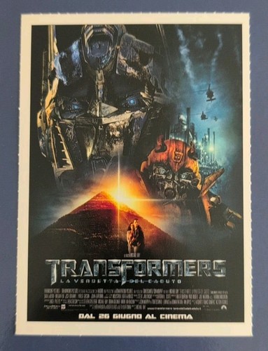 Cartolina ciak transformers - cartolina, la