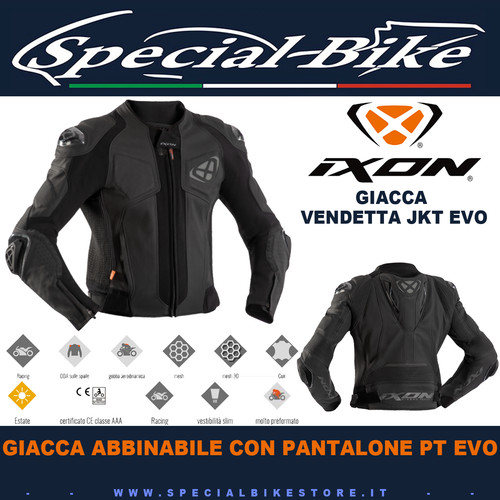 Giacca pelle ixon vendetta - pelle,