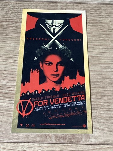 For vendetta rare 2006 - v,