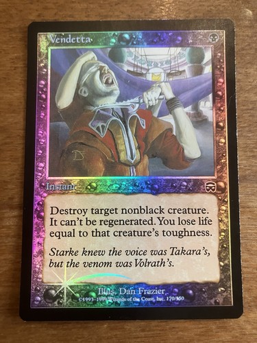 Vendetta foil mtg - vendetta,