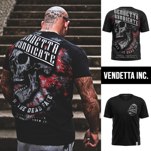 Vendetta inc maglia dead face - inc.,
