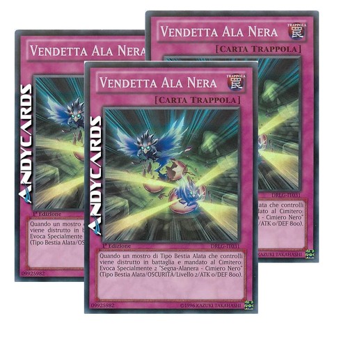 Vendetta ala nera black - nera, 3x